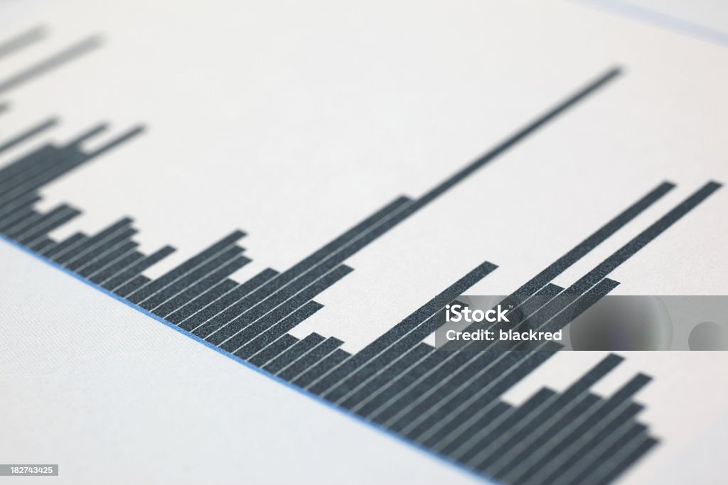 Gráfico do mercado de ações - Foto de stock de Bolsa de valores e ações royalty-free