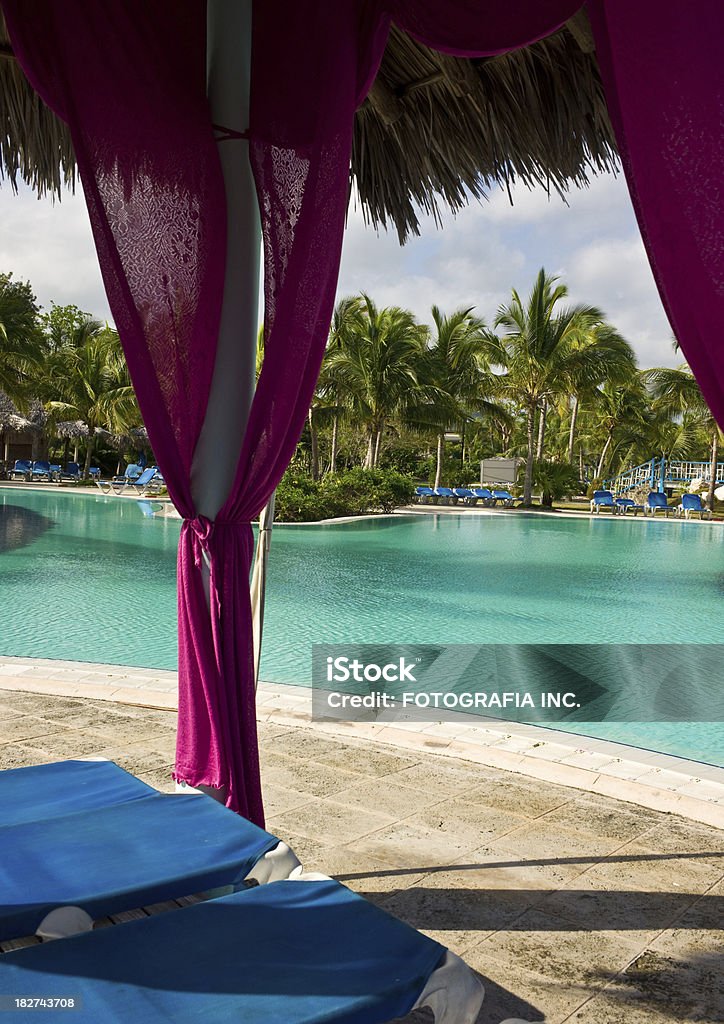 Karibik Resort - Lizenzfrei Architektonische Säule Stock-Foto