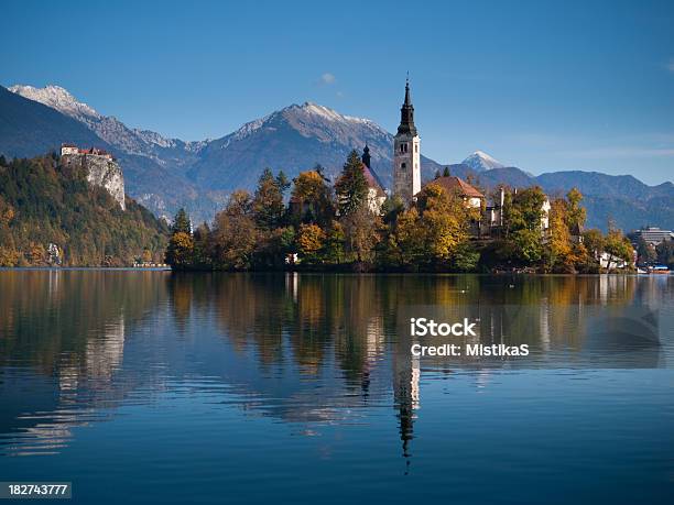 Lake Bled Stock Photo - Download Image Now - Autumn, Bled - Slovenia, Blue