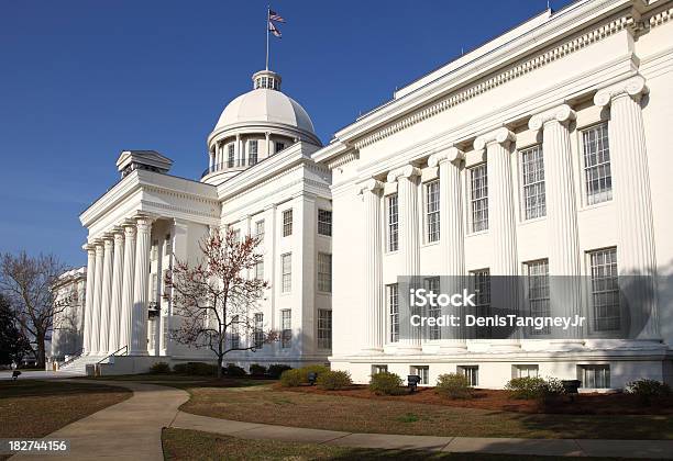 Alabama State Capitol - Fotografie stock e altre immagini di Campidoglio di Montgomery - Campidoglio di Montgomery, Alabama, Palazzo federale