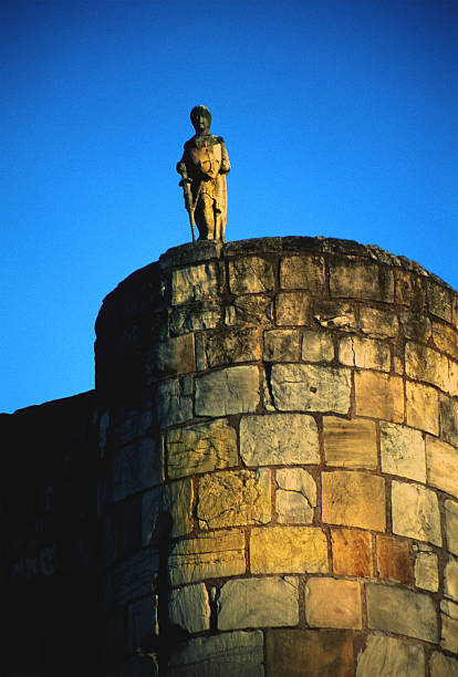templar knight in the york castle