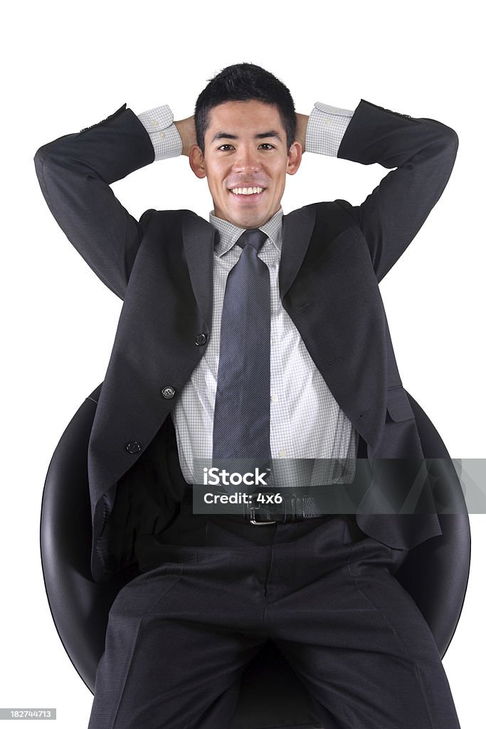 Homem de negócios, relaxante - Foto de stock de 20 Anos royalty-free
