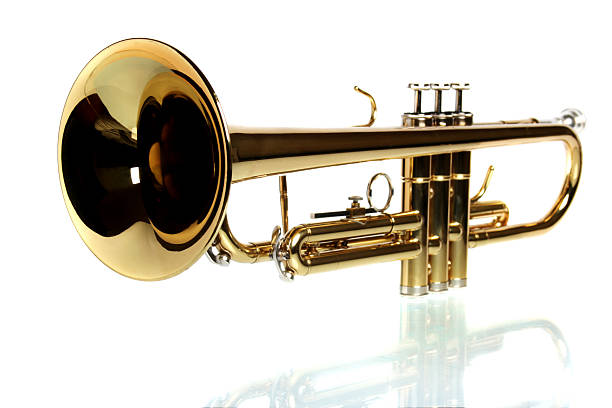 istock Trumpet isolated on white background 182745346