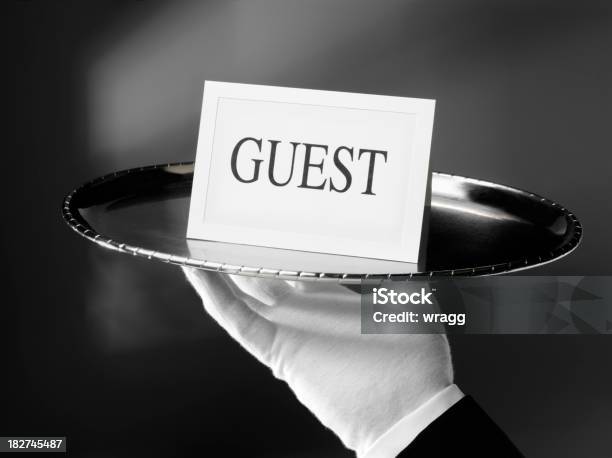 Serving Guests With A First Class Service Stock Photo - Download Image Now - Adult, Black Color, Business