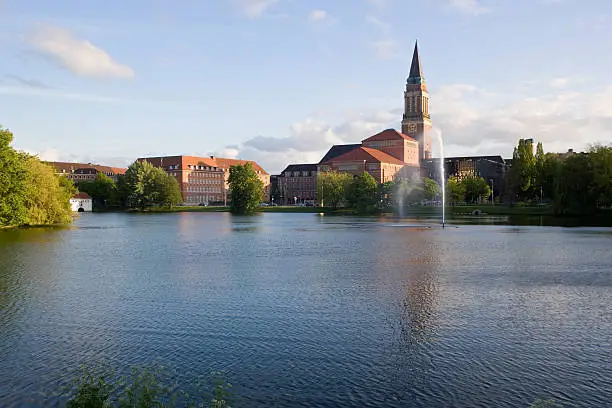 The town hall and the opera of Kiel/ Germany. XXL size image.More Kiel images: