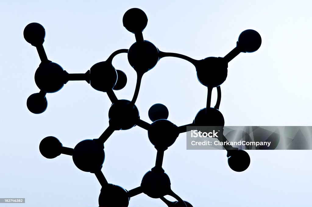 Molekular-Modell - Lizenzfrei Abstrakt Stock-Foto