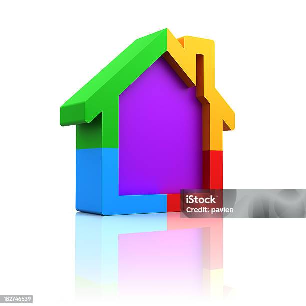 Foto de Colorido Casa e mais fotos de stock de Casa - Casa, Colorido, Conceito