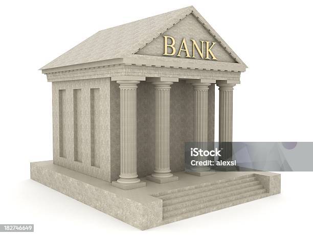Edificio Bancario - Fotografie stock e altre immagini di Banca - Banca, Attività bancaria, Esterno di un edificio