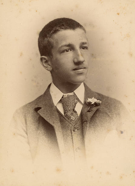 istock Victorian boy vintage photograph 182746935
