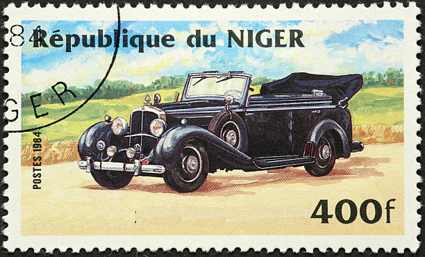 istock vintage convertible car on a dirt road 182747622