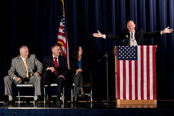 istock Politician giving a Speech 182747975