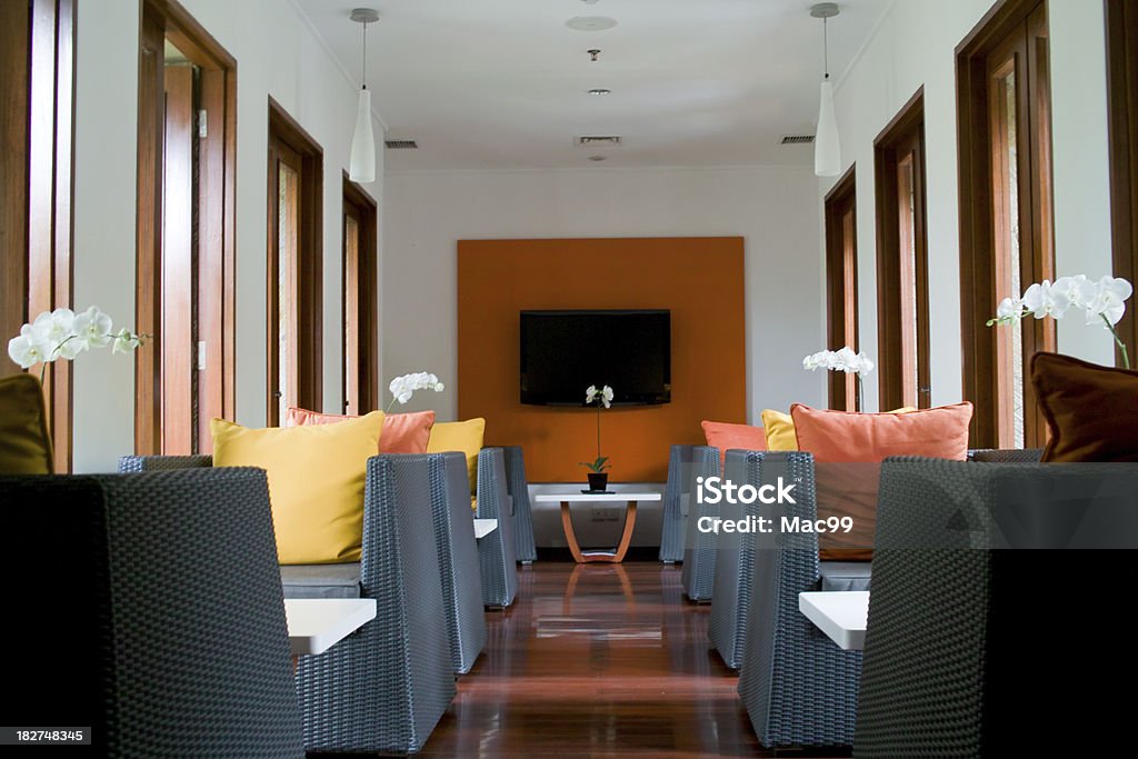 Resting Lounge Television Set Stock Photo