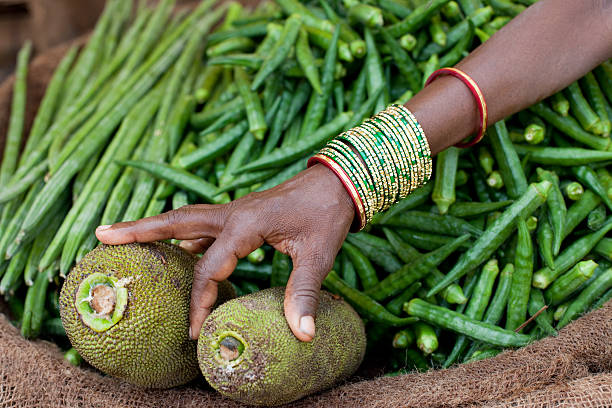 Indian vegetable market