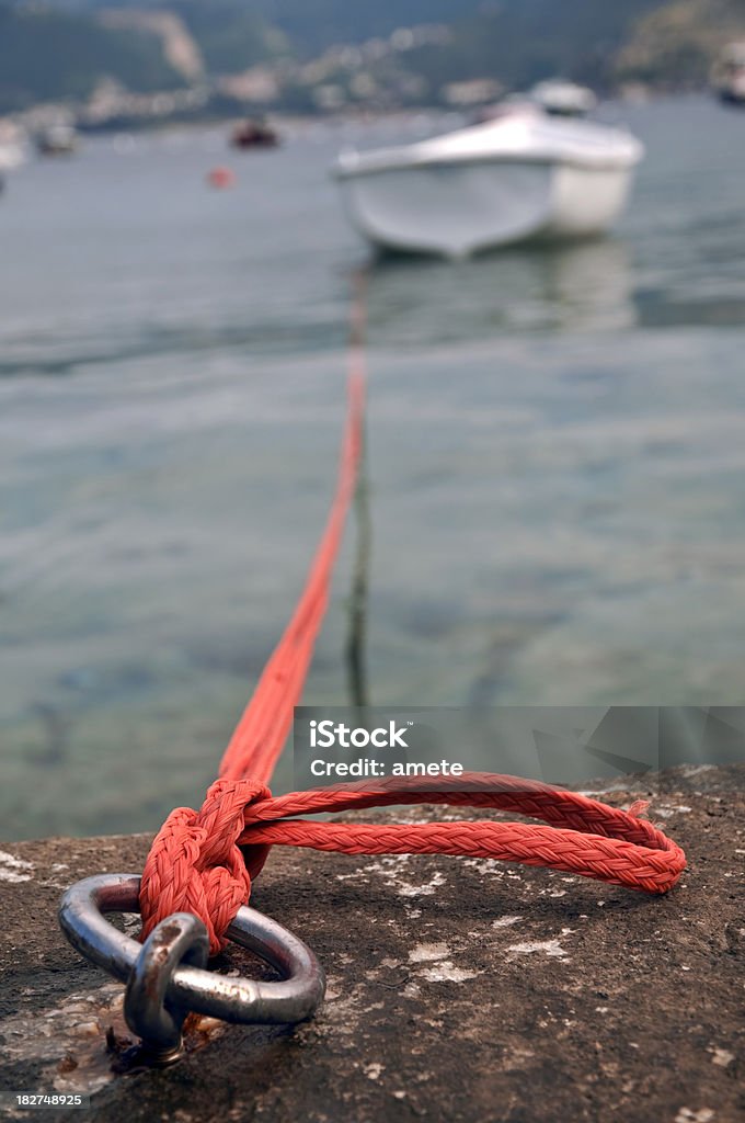 Ancorado Barco de - Royalty-free Amarrado Foto de stock