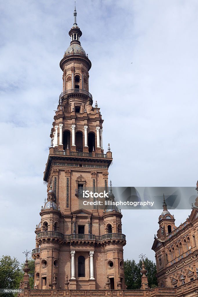 Plaza de Espania à Séville, en Espagne - Photo de Architecture libre de droits