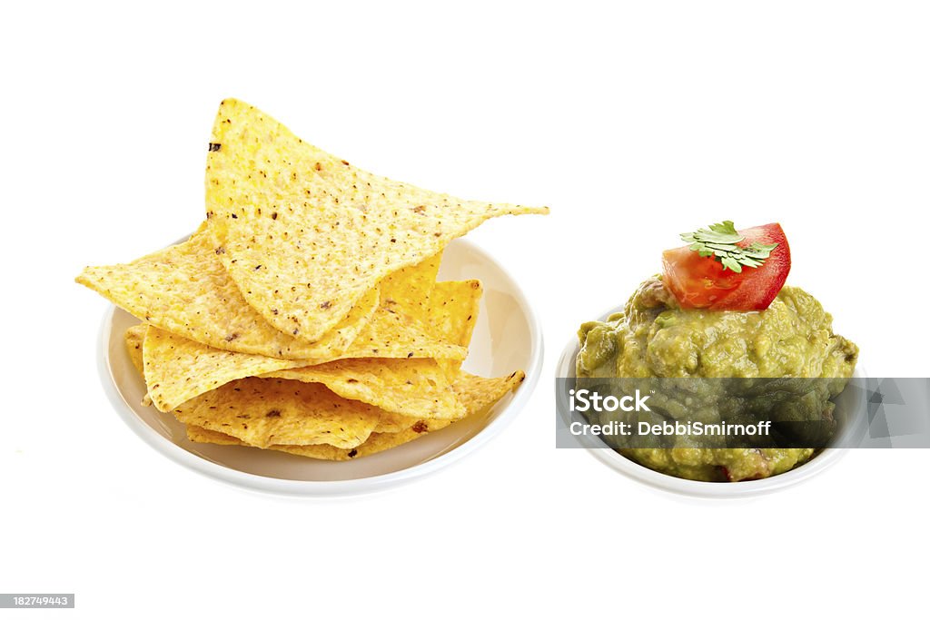 Trucioli e Guacamole - Foto stock royalty-free di Avocado