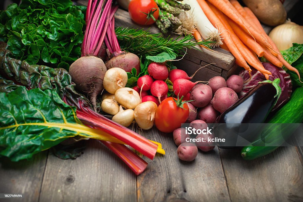 Verdure biologiche - Foto stock royalty-free di Alimentazione sana