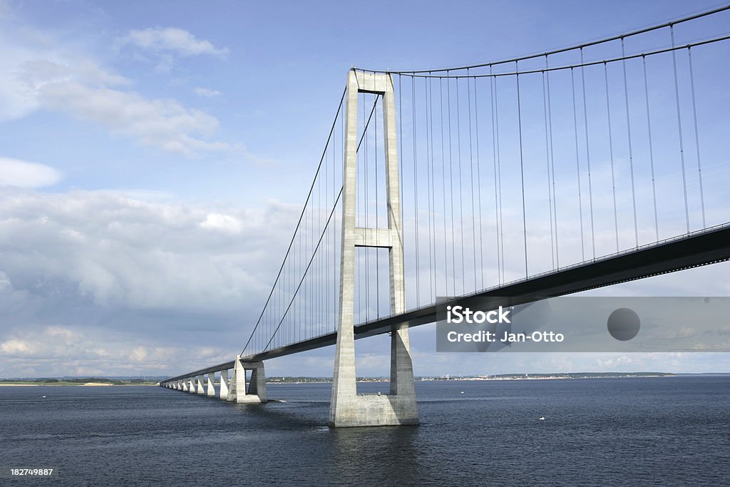 Ponte Storebaelt - Royalty-free Dinamarca Foto de stock