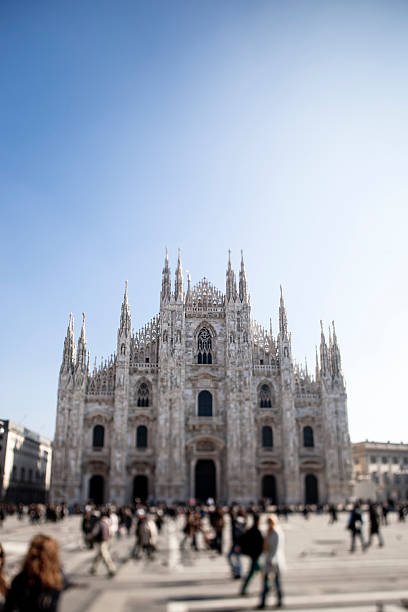 istock Milan Cathedral Square with tilt shift lens 182750085