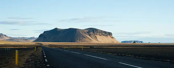 Table-mountain in South Iceland.