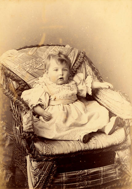 istock Victorian Baby Vintage Photograph 182750606