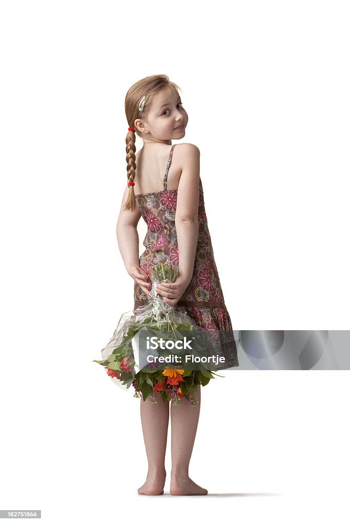 Personen: Kleines Mädchen (1) und Blumen - Lizenzfrei Kind Stock-Foto