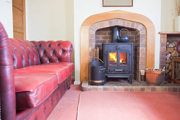 istock Woodburning Stove And Settee 182752062