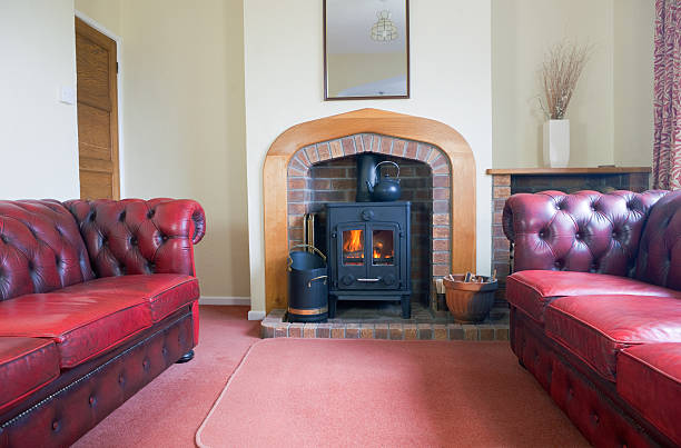 istock Sitting Room With A Woodburner 182752073