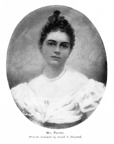 istock Mrs. Painter Portrait, Socialite,19th Century  American Culture 1827525289