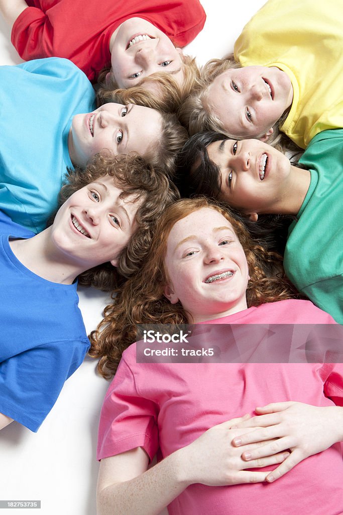 Adolescenti insieme - Foto stock royalty-free di Amicizia