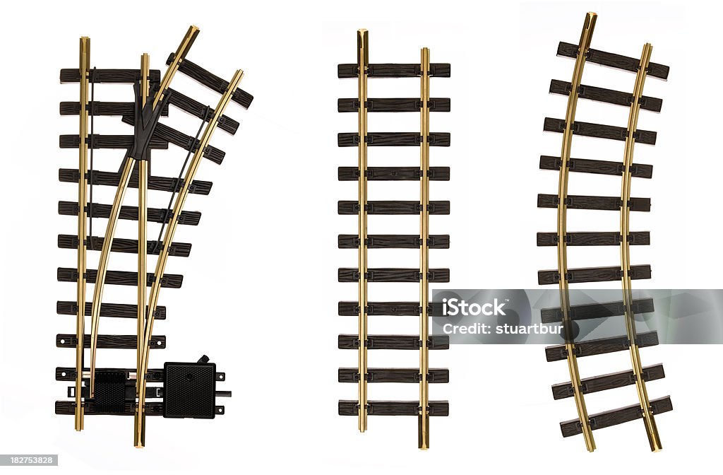 Binari - Foto stock royalty-free di Trasporto ferroviario