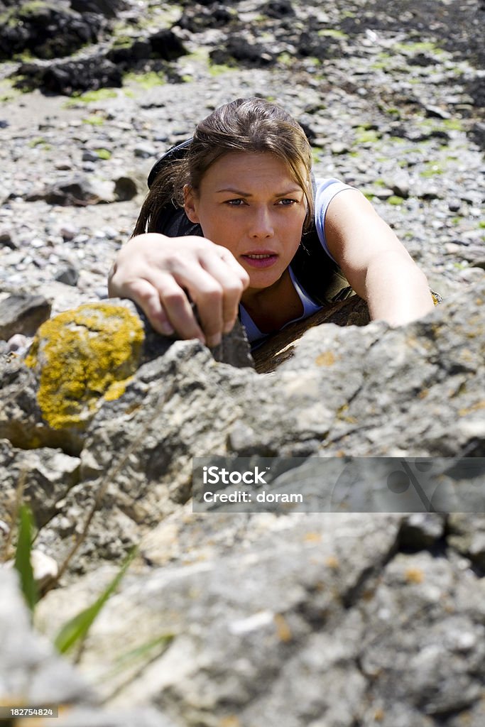 Escalada - Foto de stock de Acantilado libre de derechos