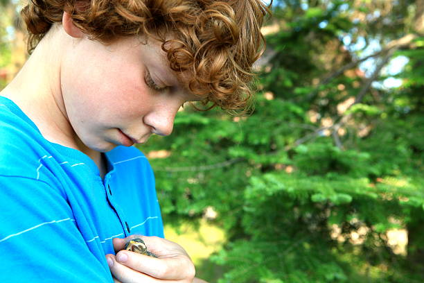 istock Boy Holding Baby Bird 182755215