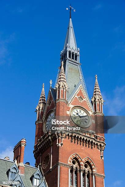 Clock Tower St Pancras Station Stockfoto und mehr Bilder von Bahnhof Saint Pancras - Bahnhof Saint Pancras, Uhr, Architektonisches Detail