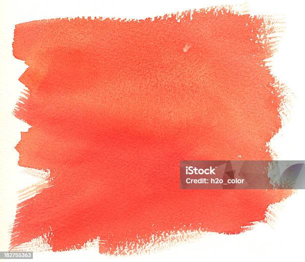 Оранжевый Всплеск Фон — стоковая векторная графика и другие изображения на тему Абстрактный - Абстрактный, Акварельная живопись, Акварельный фон