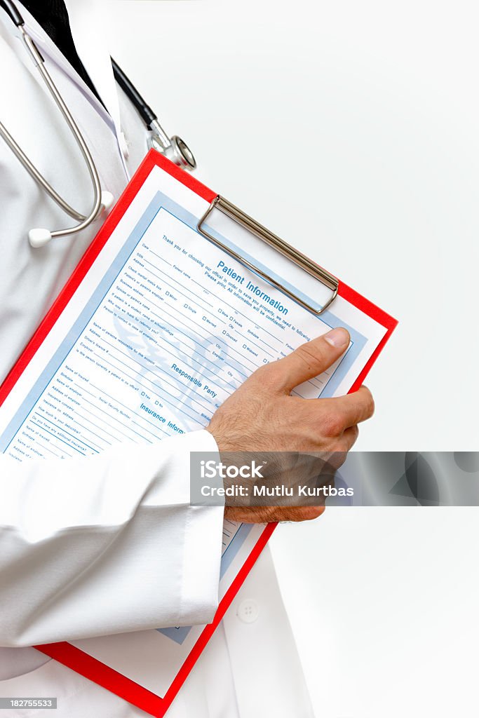 Patient Informationen - Lizenzfrei Arzt Stock-Foto