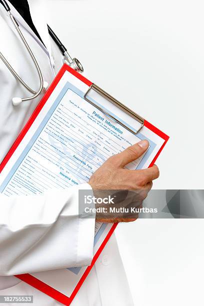 Patient Informationen Stockfoto und mehr Bilder von Arzt - Arzt, Ausrüstung und Geräte, Bewerbungsformular