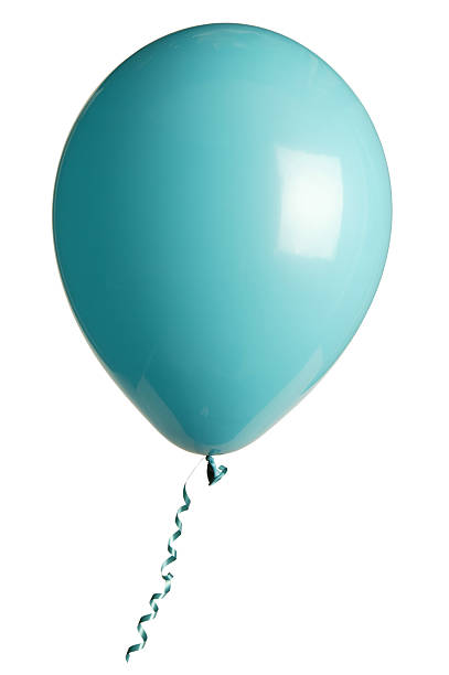 istock turquoise party balloon isolated on white 182755623