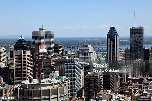 Montreal City View In Summer Stock Photo - Download Image Now - Architecture, Building Exterior, Built Structure