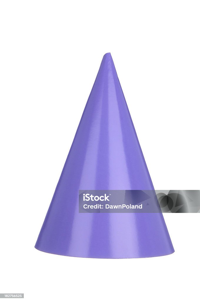 Púrpura gorro de fiesta - Foto de stock de Foto de estudio libre de derechos