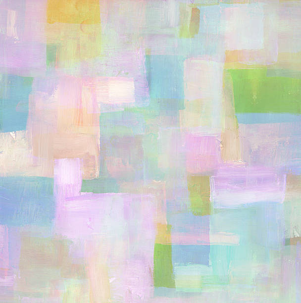 istock Pastel colored abstract oil painting 182756594