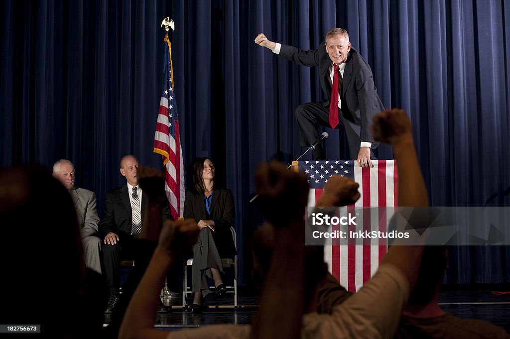 Politician giving a Speech  Boredom Stock Photo
