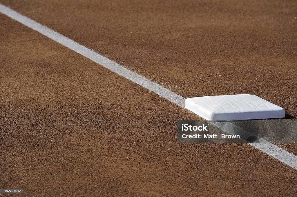 Base de béisbol - Foto de stock de Línea de fondo libre de derechos