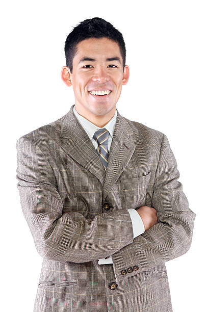 istock Business man with arms folded 182757119