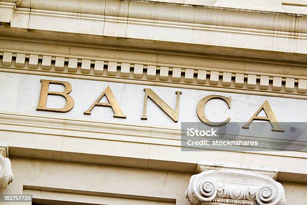 Foto de Banco Italiano e mais fotos de stock de Banco - Edifício financeiro - Banco - Edifício financeiro, Transações Bancárias, Itália