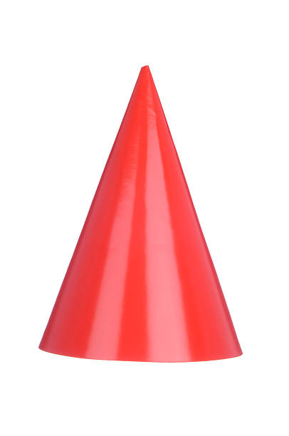 Red Party Hat stock photo