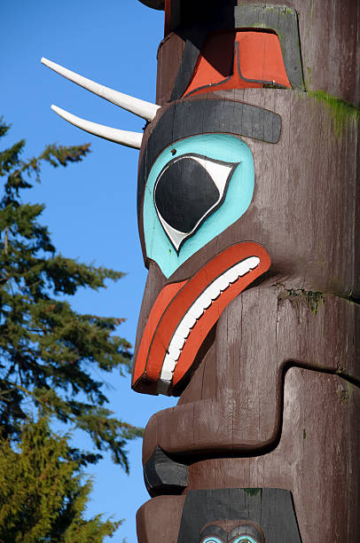 istock Totem Pole in Stanley Park close up - Chief Skedans 182758235