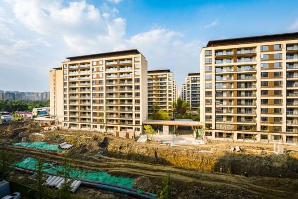 istock Sunset dusk Chengdu modern city 1827582565