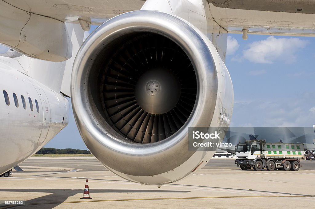 jet turbine turbine of aircraft Air Vehicle Stock Photo