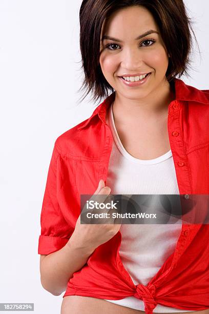 Pretty In Red Stock Photo - Download Image Now - Adult, Asian and Indian Ethnicities, Aspirations